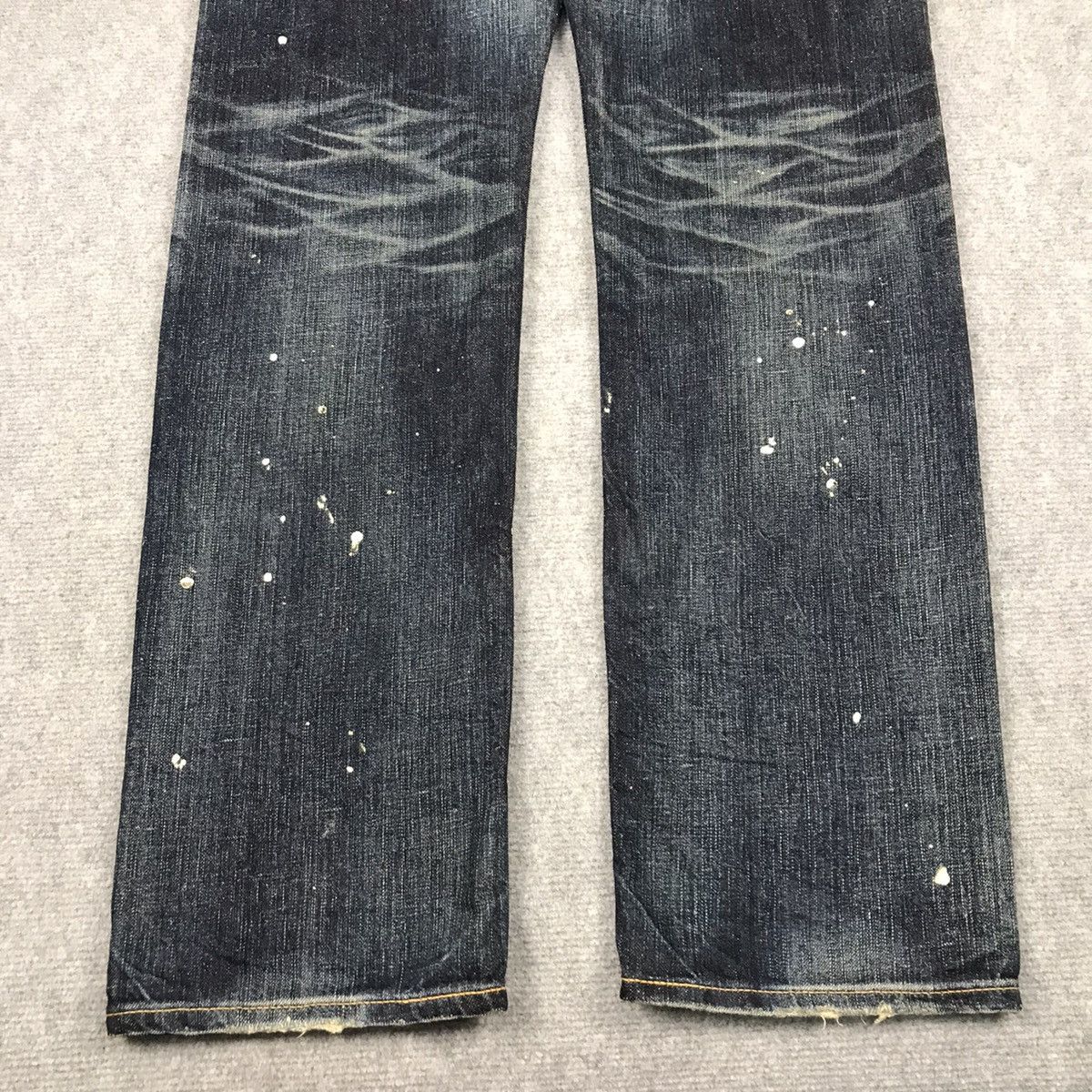 If Six Was Nine × Le Grande Bleu (L.G.B.) RIPPED DISTRESSED PATCHWORK EDWIN JAPANESE DENIM PANTS Size US 30 / EU 46 - 14 Thumbnail