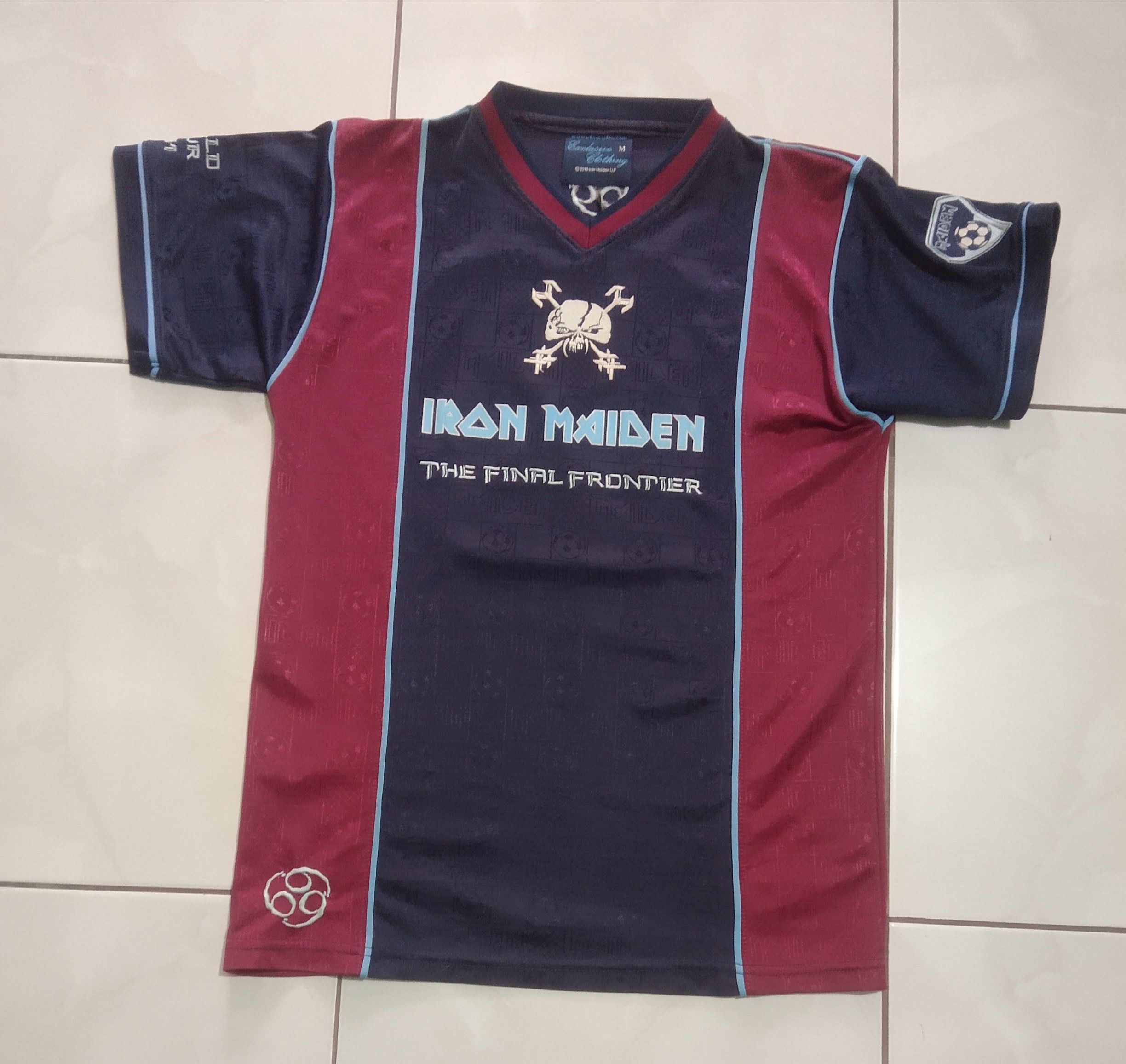 Band Tees IRON MAIDEN the final frontier ( football Jersey ) Size US M / EU 48-50 / 2 - 1 Thumbnail