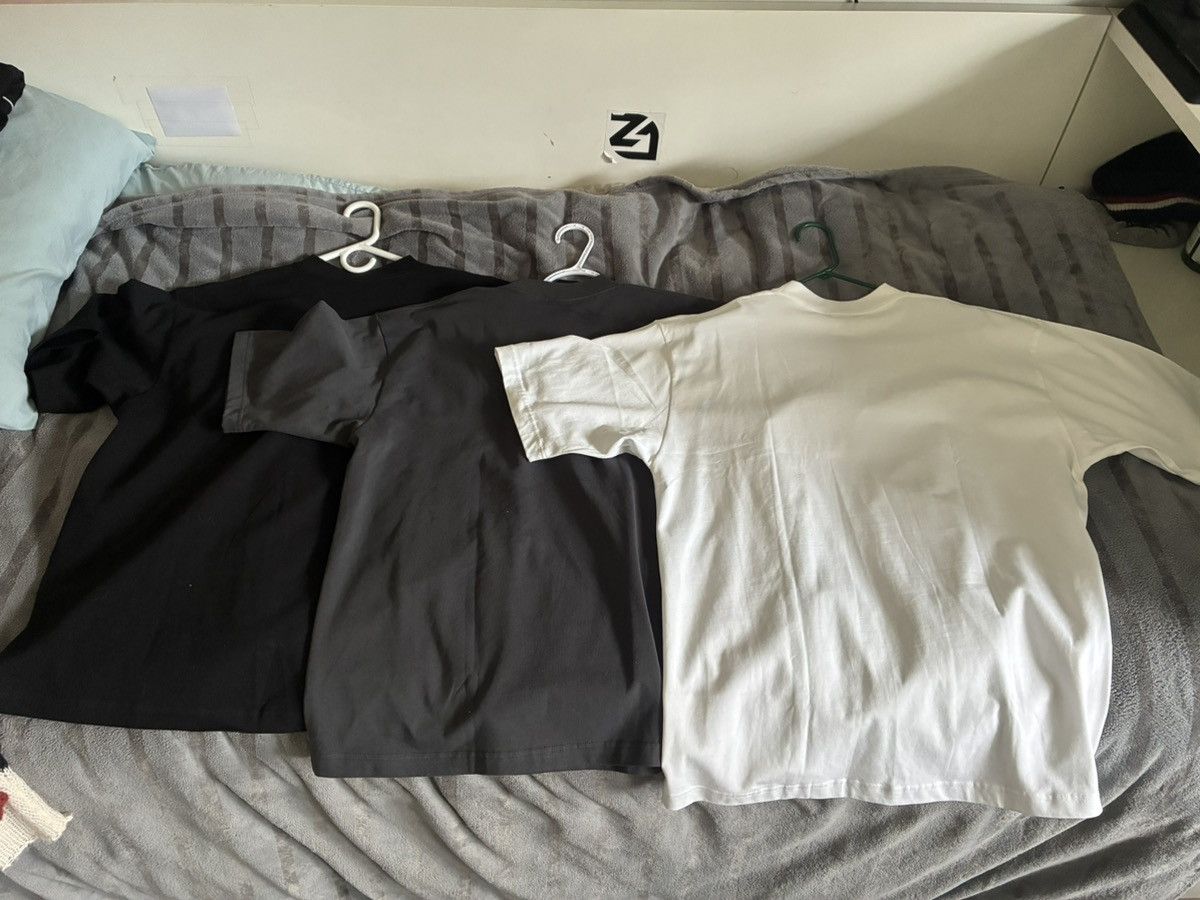 Other 3 Piece Black Grey White Oversized Short Sleeve Tees Size US M / EU 48-50 / 2 - 5 Thumbnail