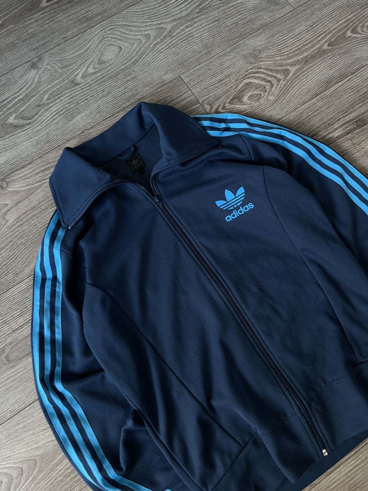Adidas Vintage Adidas 2004 Football Blockcore Olympic Zip Jacket Size US L / EU 52-54 / 3 - 9 Thumbnail