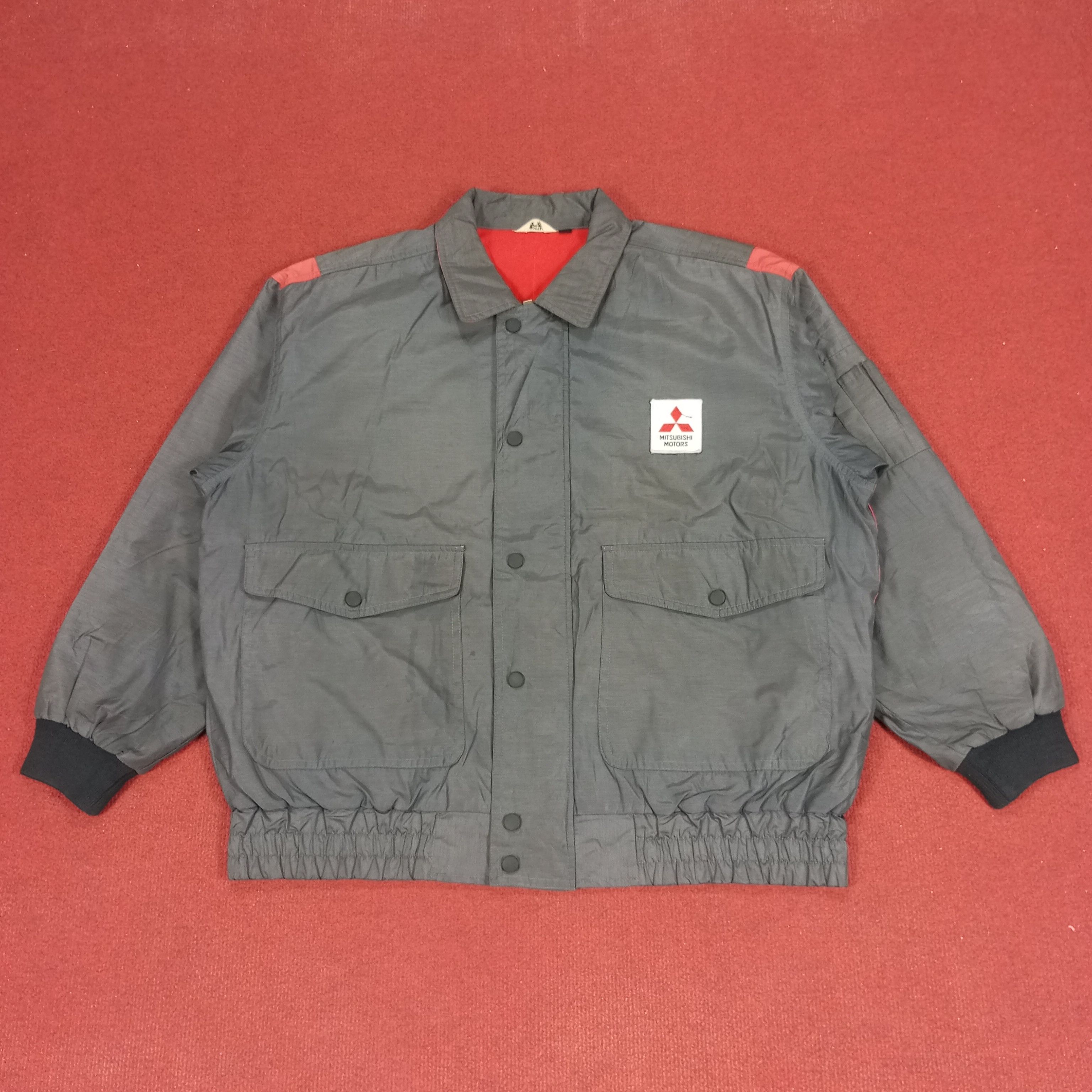 Japanese Brand Mitsubishi Motors Japanese Motorsports Brand Workwear Jacket Size US XL / EU 56 / 4 - 3 Thumbnail