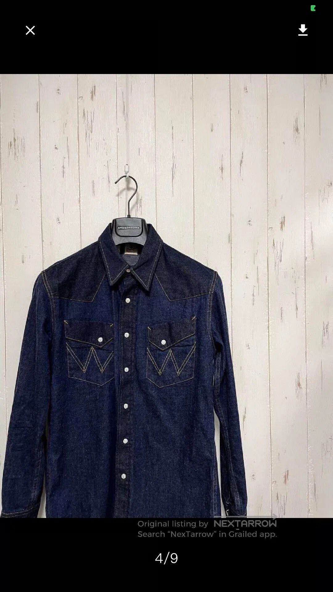 N.Hoolywood Wrangler N.HOOLYWOOD Collaboration Western Shirt. Size US S / EU 44-46 / 1 - 4 Thumbnail