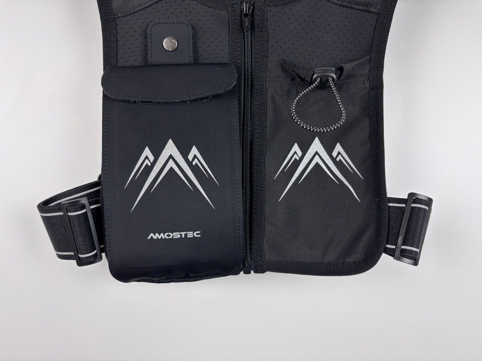 Other AMOSTEC Running Vest 5 Pockets Adjustable Waistband Unisex Size US M / EU 48-50 / 2 - 3 Thumbnail