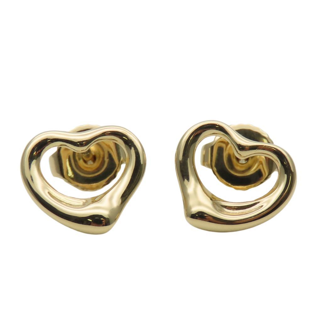 Tiffany & Co. Tiffany & Co. Tiffany&Co. Open Heart Au750 Earrings Metal Earrings Size ONE SIZE - 1 Thumbnail