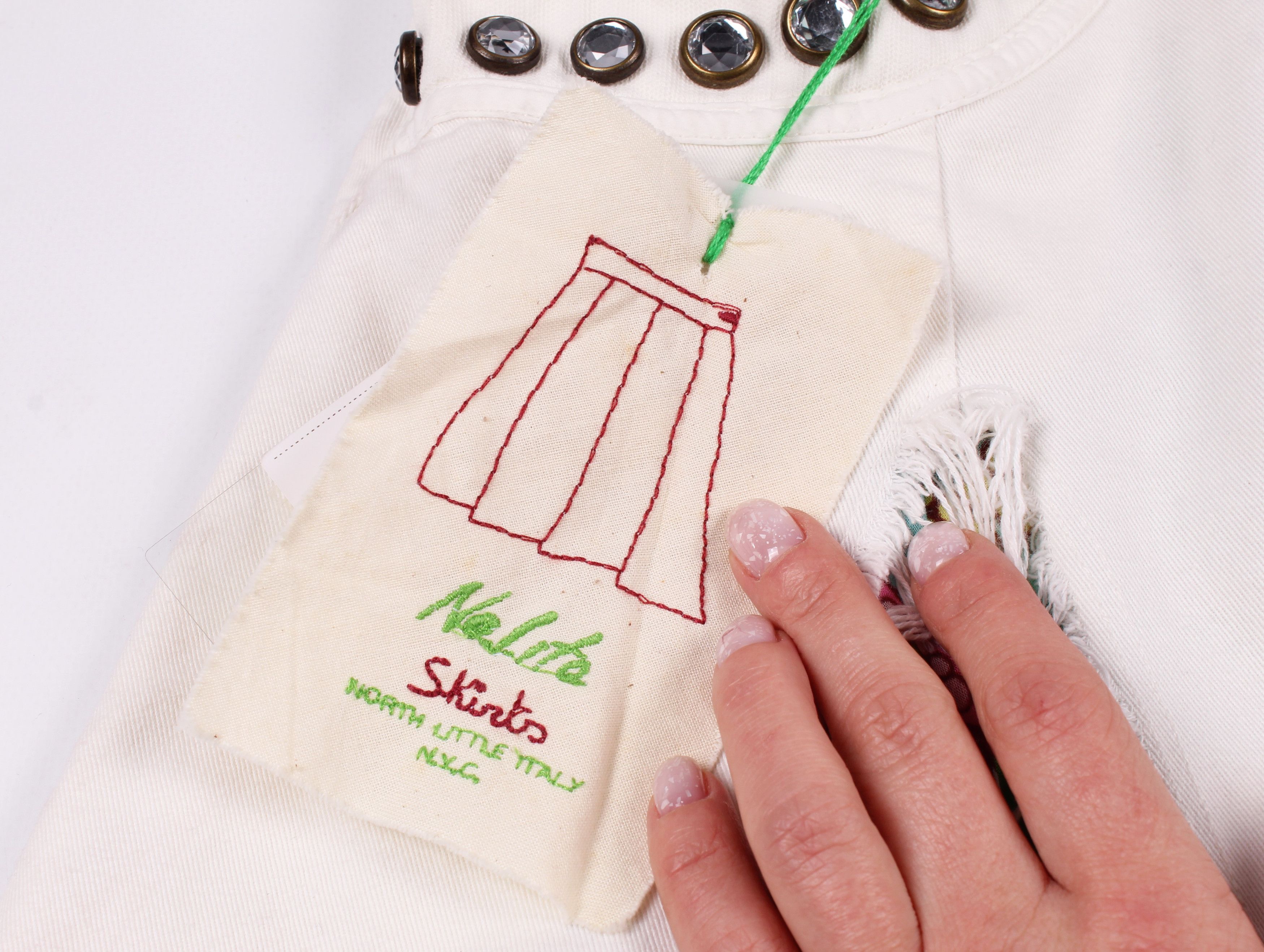 Vintage Nolita North Little Italy Y2K Double Flared Boho Skirt Size 26" / US 2 / IT 38 - 5 Thumbnail