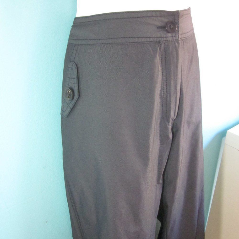 Carel Paris Gerard Darel Womens Crop Pants Size 38 (US 6) Dark Blue / G Size 27" / US 4 / IT 40 - 6 Thumbnail