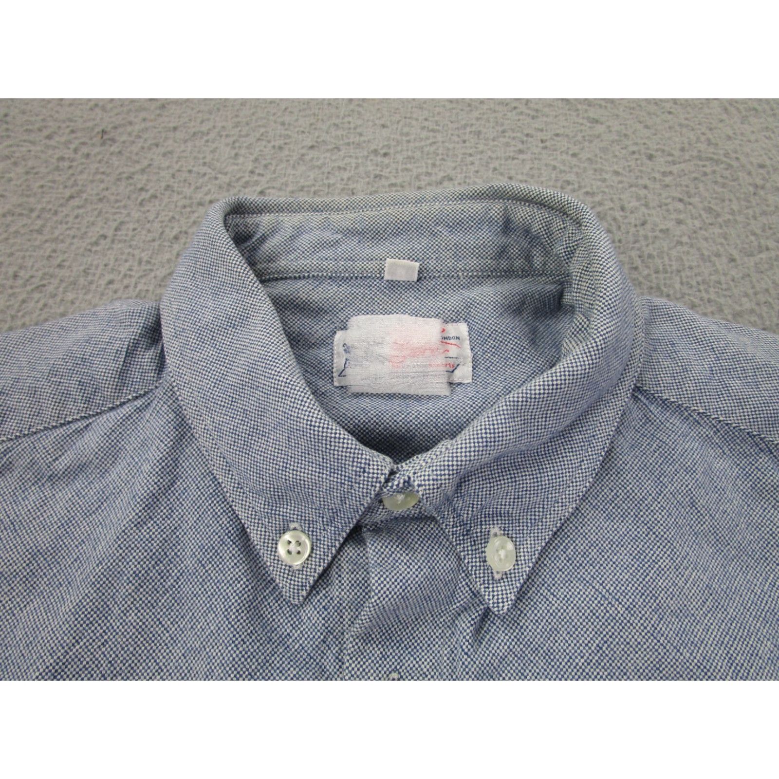 Garbstore Garb Store Shirt Mens M Blue Woven Button-down Chore Utility Workwear Oxford Size US M / EU 48-50 / 2 - 7 Thumbnail