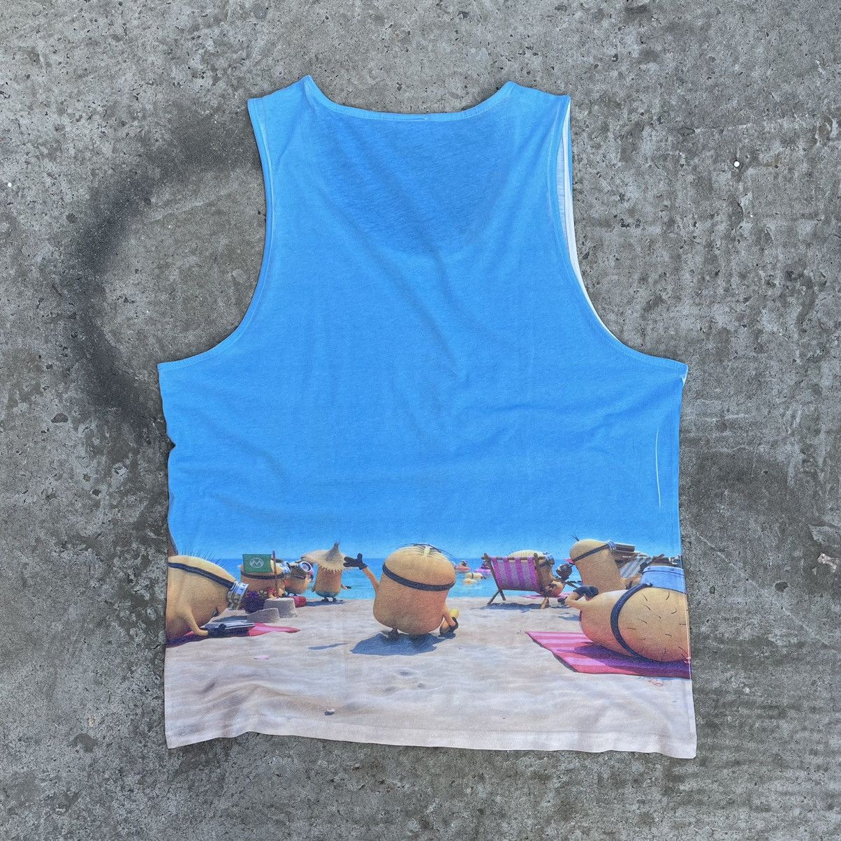 Cartoon Network × Vintage Vintage Overprint Minion Man Sleeveless Tank Top Y2K Summer Size US XL / EU 56 / 4 - 3 Thumbnail