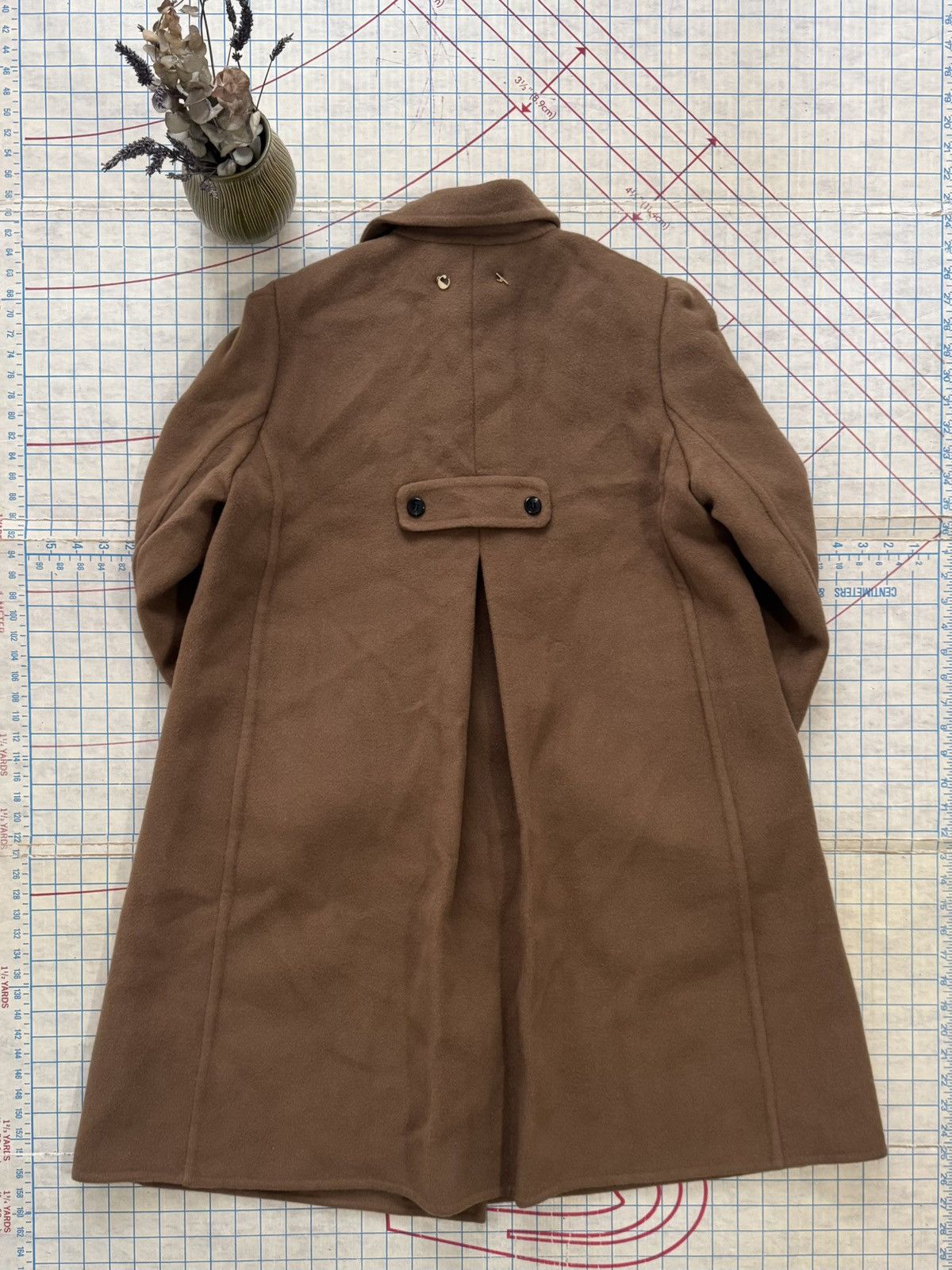 Carven × Designer Carven Women’s Wool Long Coat Brown Size 38 Size S / US 4 / IT 40 - 12 Thumbnail