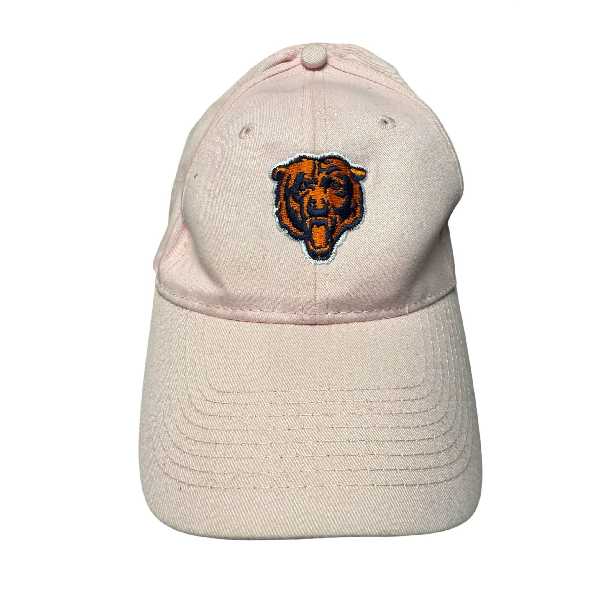 Reebok NWT Ladies Pink Chicago Bears Embroidered Cap Adjustable Vel Size ONE SIZE - 1 Thumbnail
