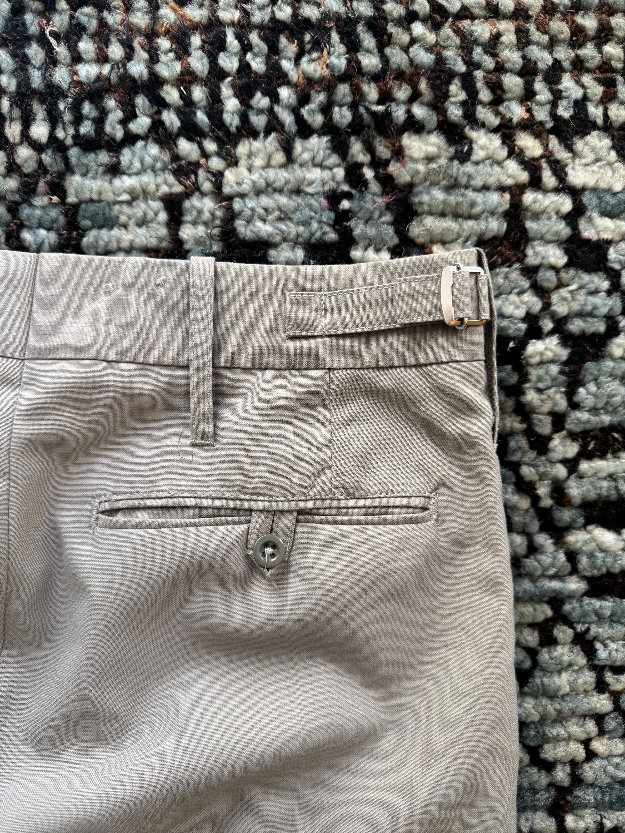Vintage British Army Tropical Stone Trousers – Late 80s / Early 90s Size US 31 - 5 Thumbnail