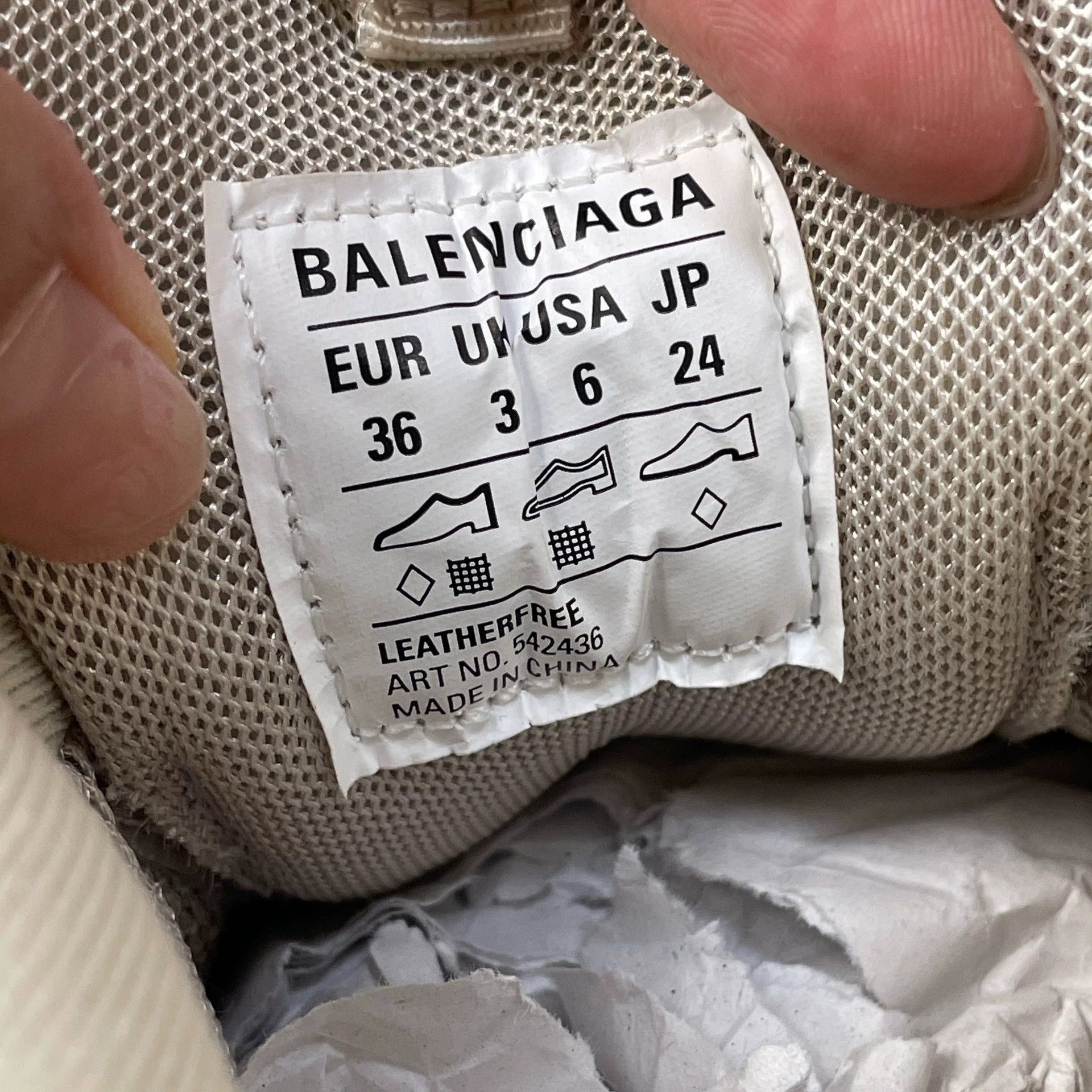 Balenciaga Balenciaga Track 1.0 Milk Tea Brown 36 Size US 5.5 / IT 35.5 - 7 Thumbnail