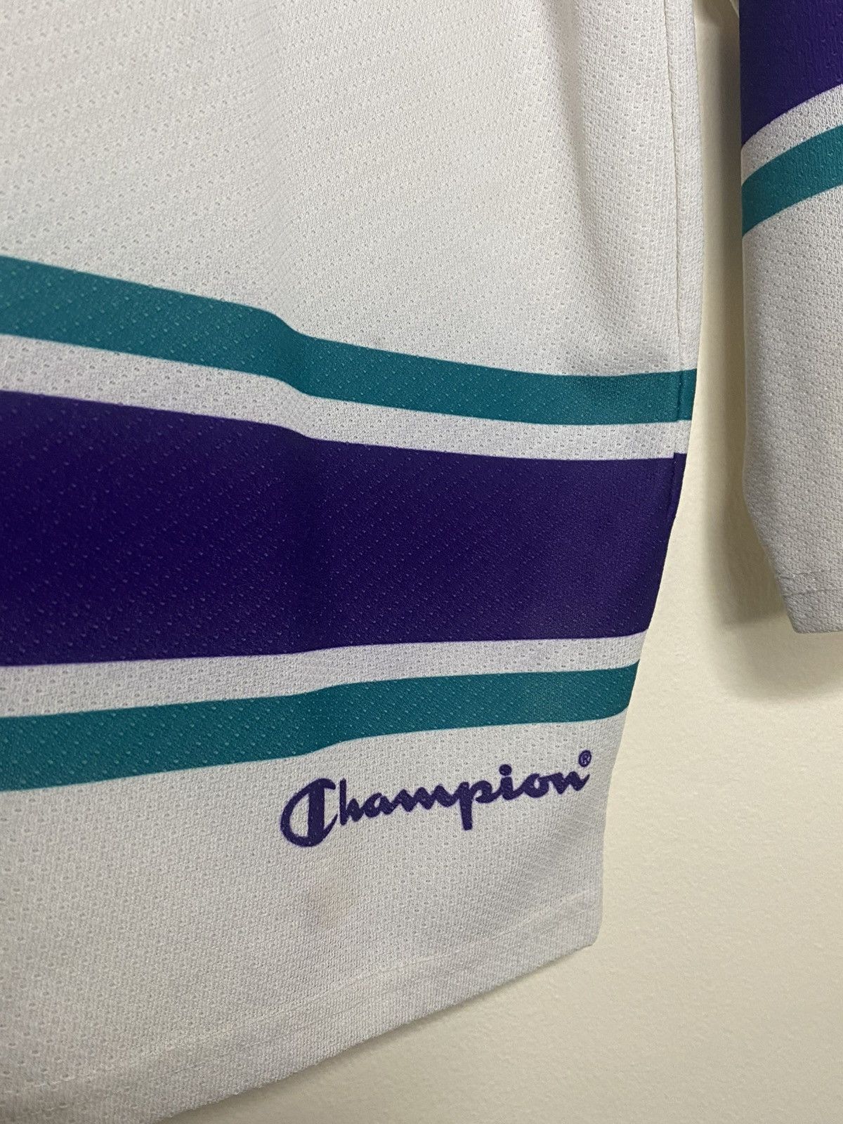 Champion 1990’s Champion Charlotte Hornets Hockey Jersey Size Large Size US XL / EU 56 / 4 - 6 Thumbnail
