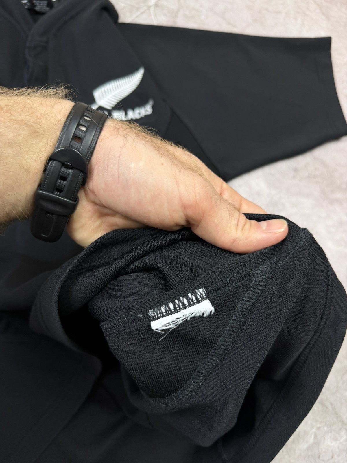 All Blacks Adidas All Blacks Rugby Polo Shirt Black Size US S / EU 44-46 / 1 - 9 Thumbnail