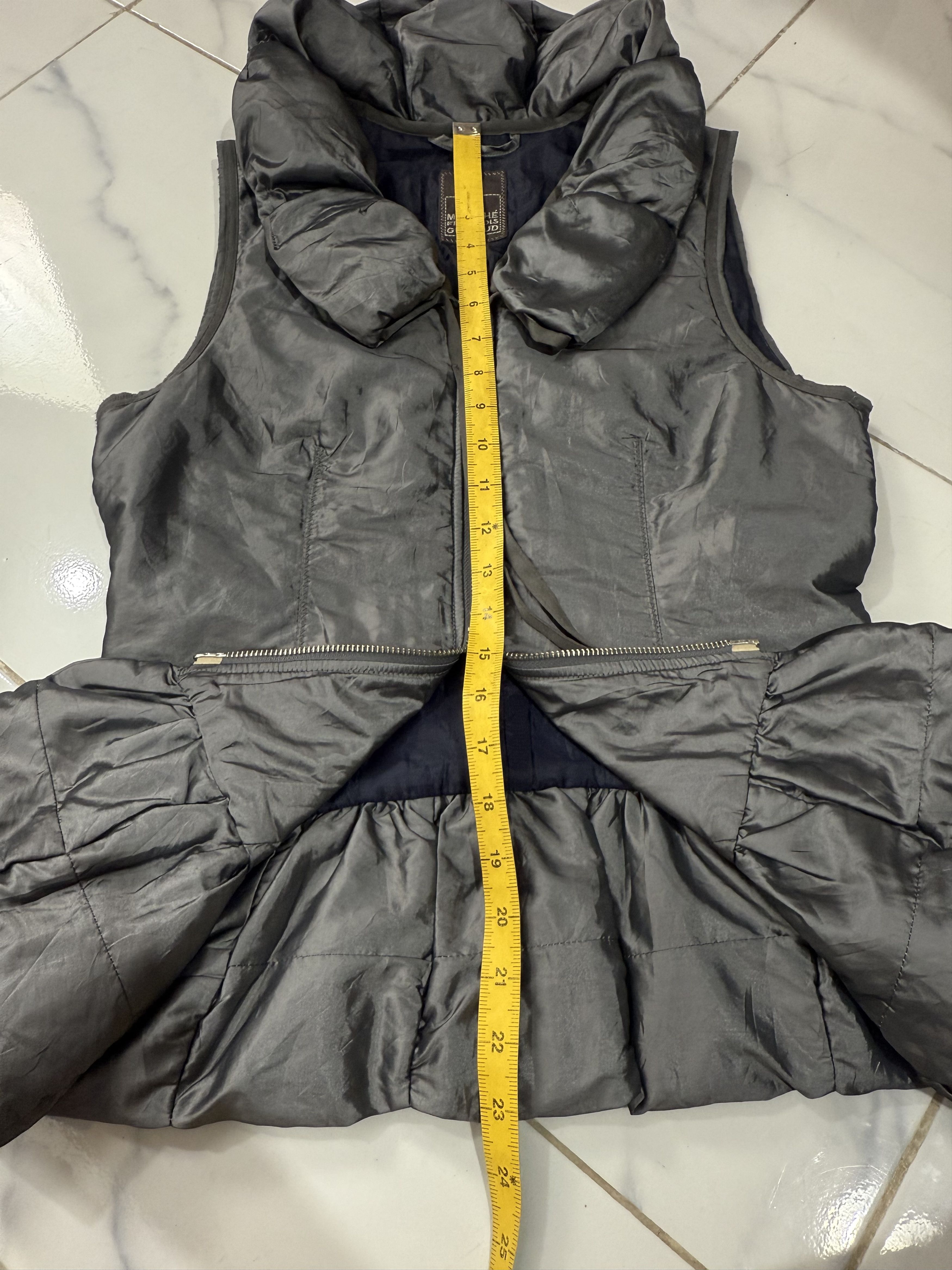 Marithe + Francois Girbaud Marithe Francois Girbaud Silver Nylon Down Vest Size M / US 6-8 / IT 42-44 - 9 Thumbnail