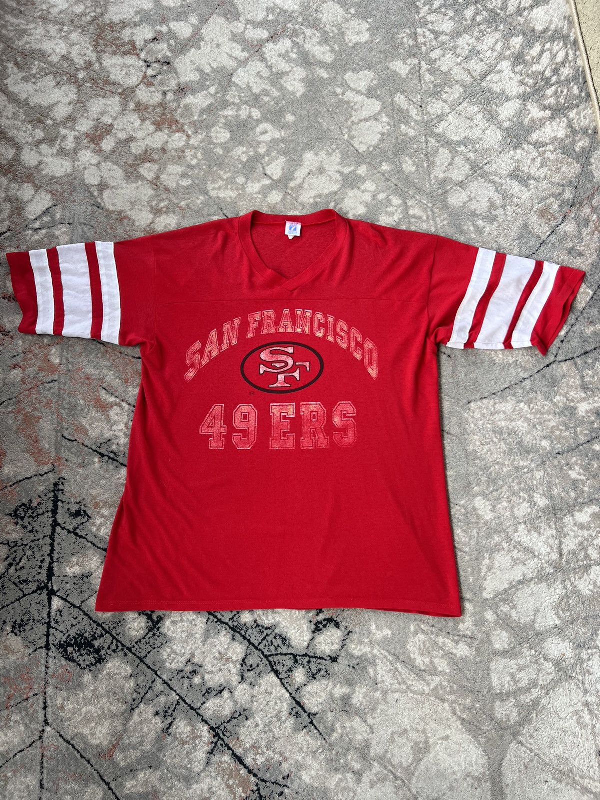 NFL Rare San Francisco 49 ERS Made In USA Tee Size US XXL / EU 58 / 5 - 1 Thumbnail