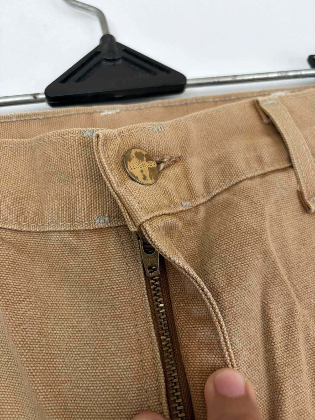 Carhartt OG Vintage 90s USA Carhartt Double knee Carpenter Brown Size US 32 / EU 48 - 7 Thumbnail