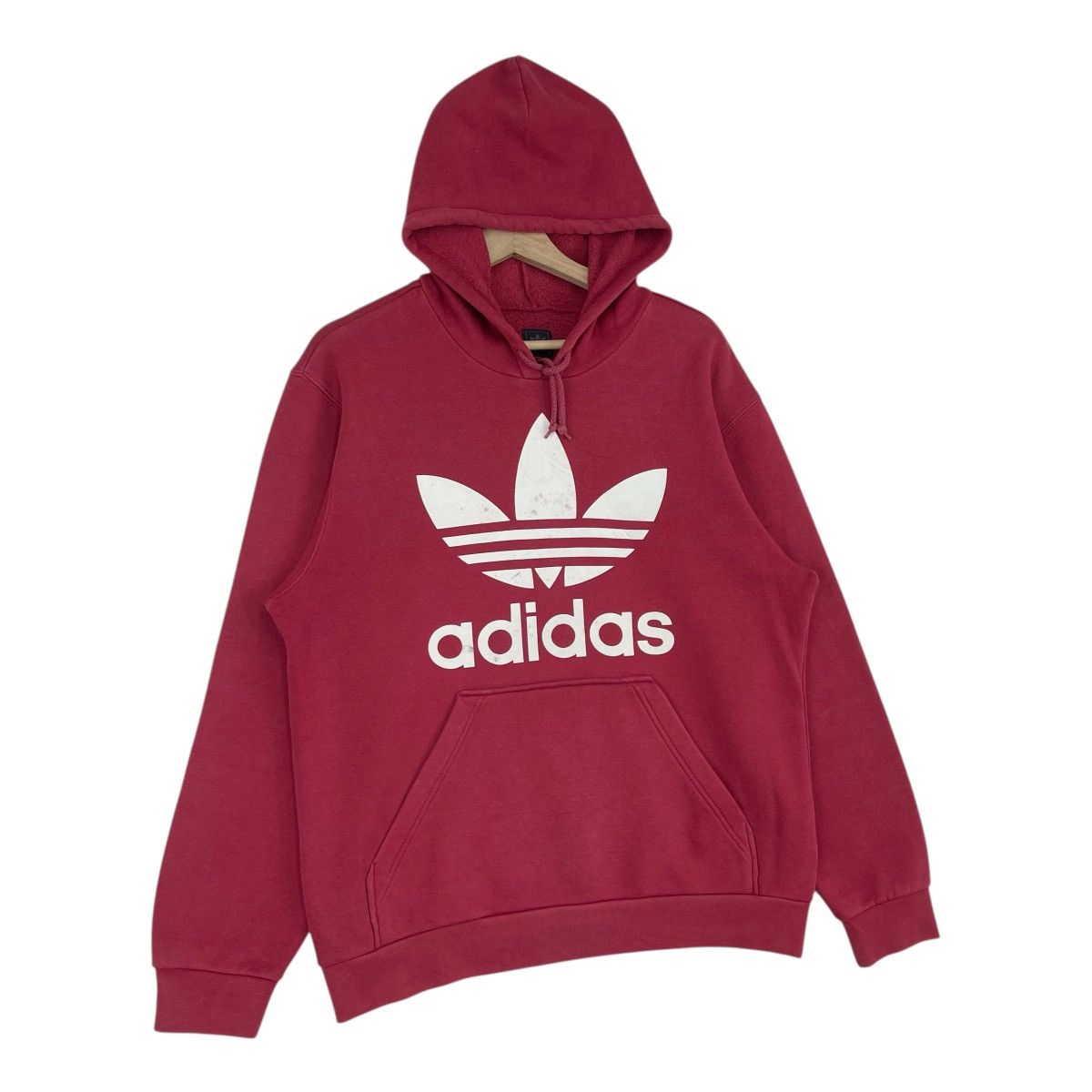 Adidas × Vintage Vintage Adidas Big Logo Pullover Hoodie Size US M / EU 48-50 / 2 - 7 Thumbnail
