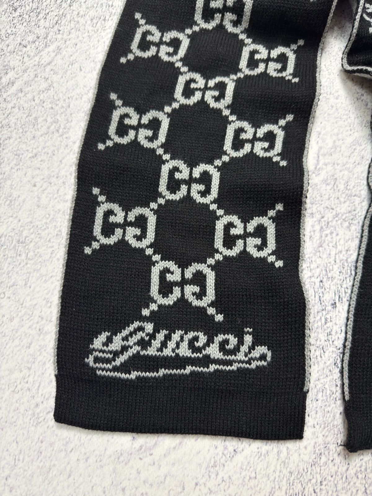 Gucci Gucci GG Monogram Scarf Size ONE SIZE - 3 Thumbnail