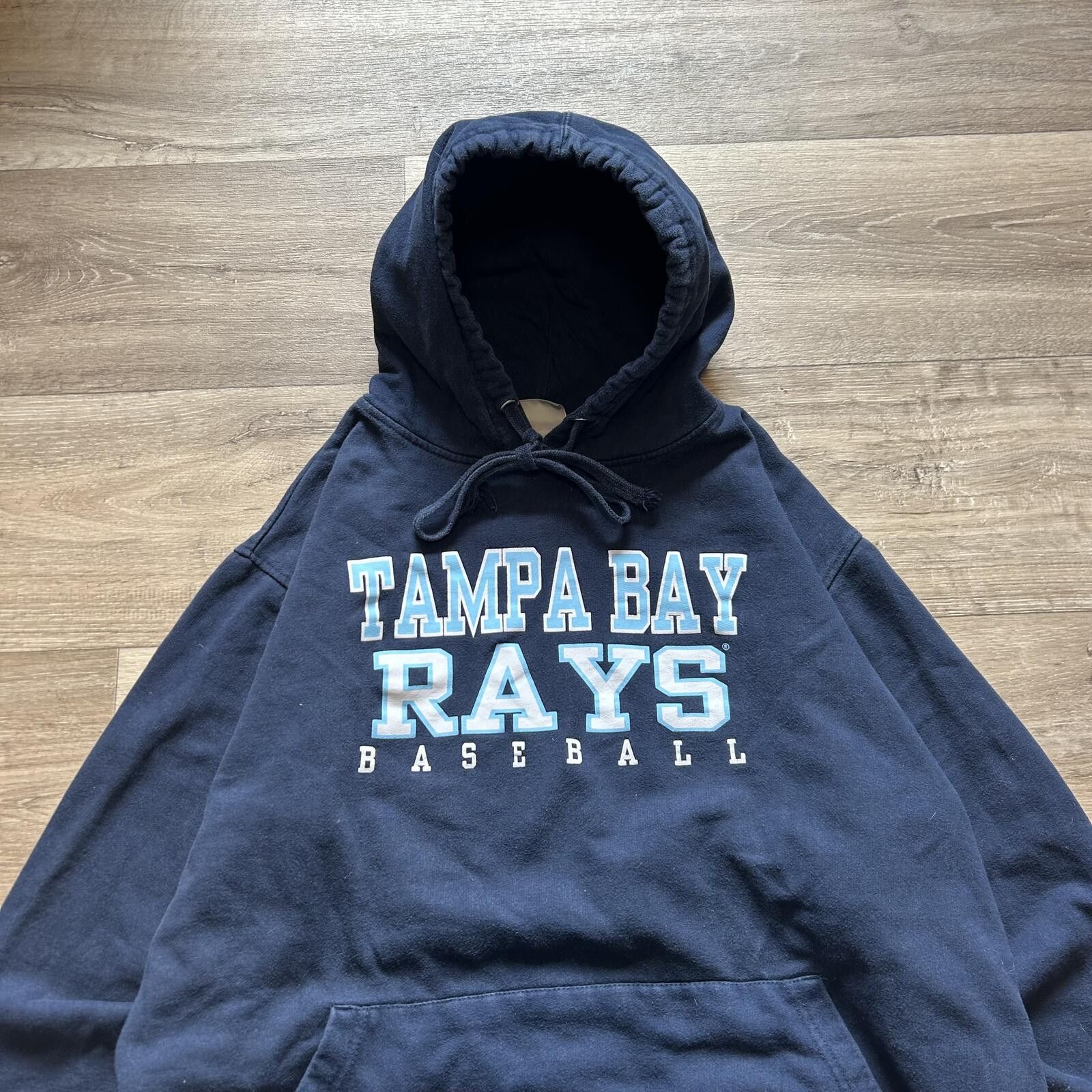 The Unbranded Brand Vintage y2k Tampa Bay Rays Baseball Hoodie Sweatshirt XL Size US L / EU 52-54 / 3 - 2 Thumbnail