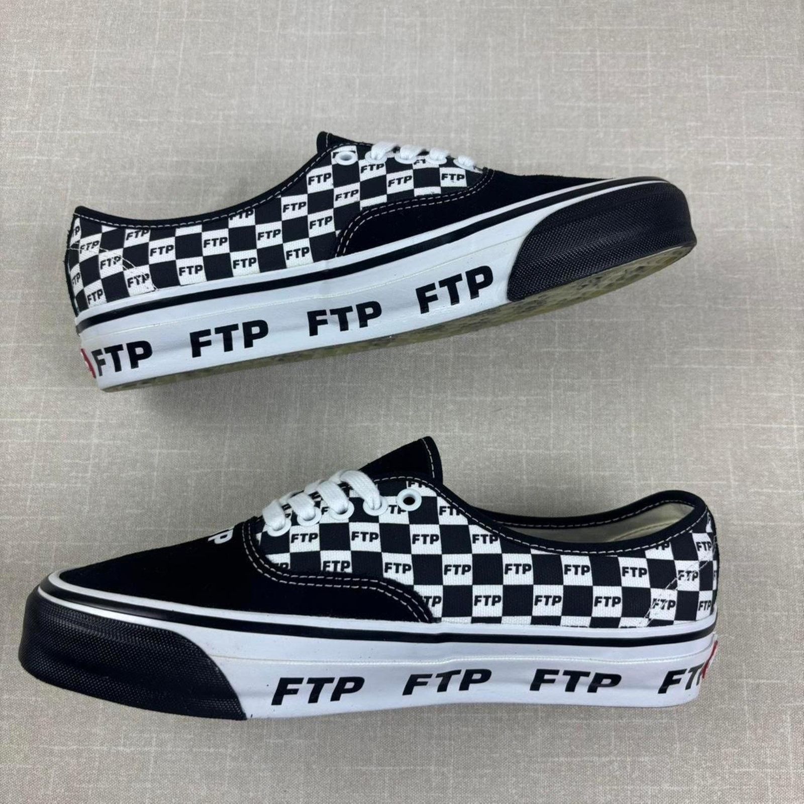 Vans 🏁 Vans x FTP Authentic 44 "Checkerboard" 10M Size US 10 / EU 43 - 4 Thumbnail