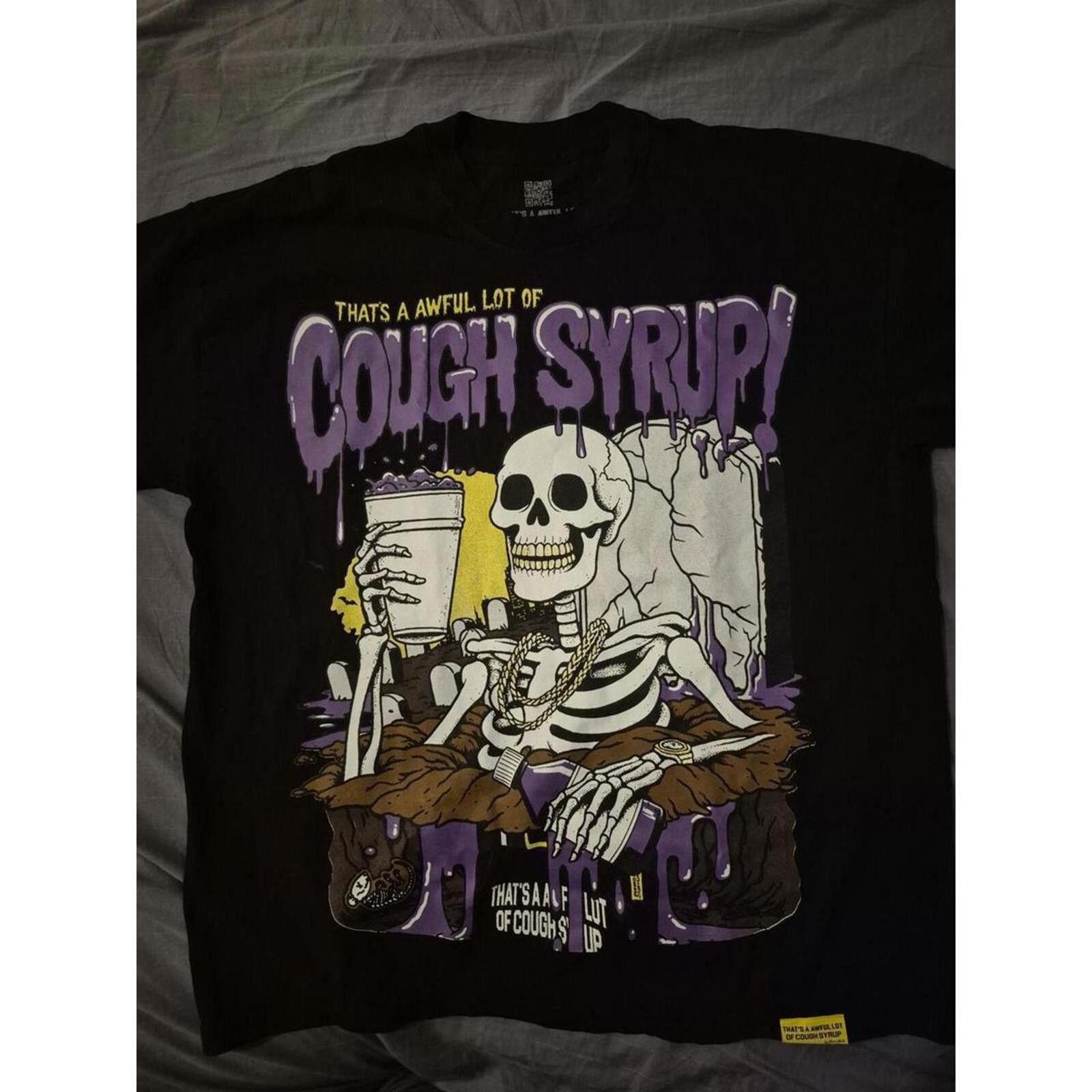Other Awful Lot of Cough Syrup Skeleton Black Tee Size Large Size US L / EU 52-54 / 3 - 1 Thumbnail