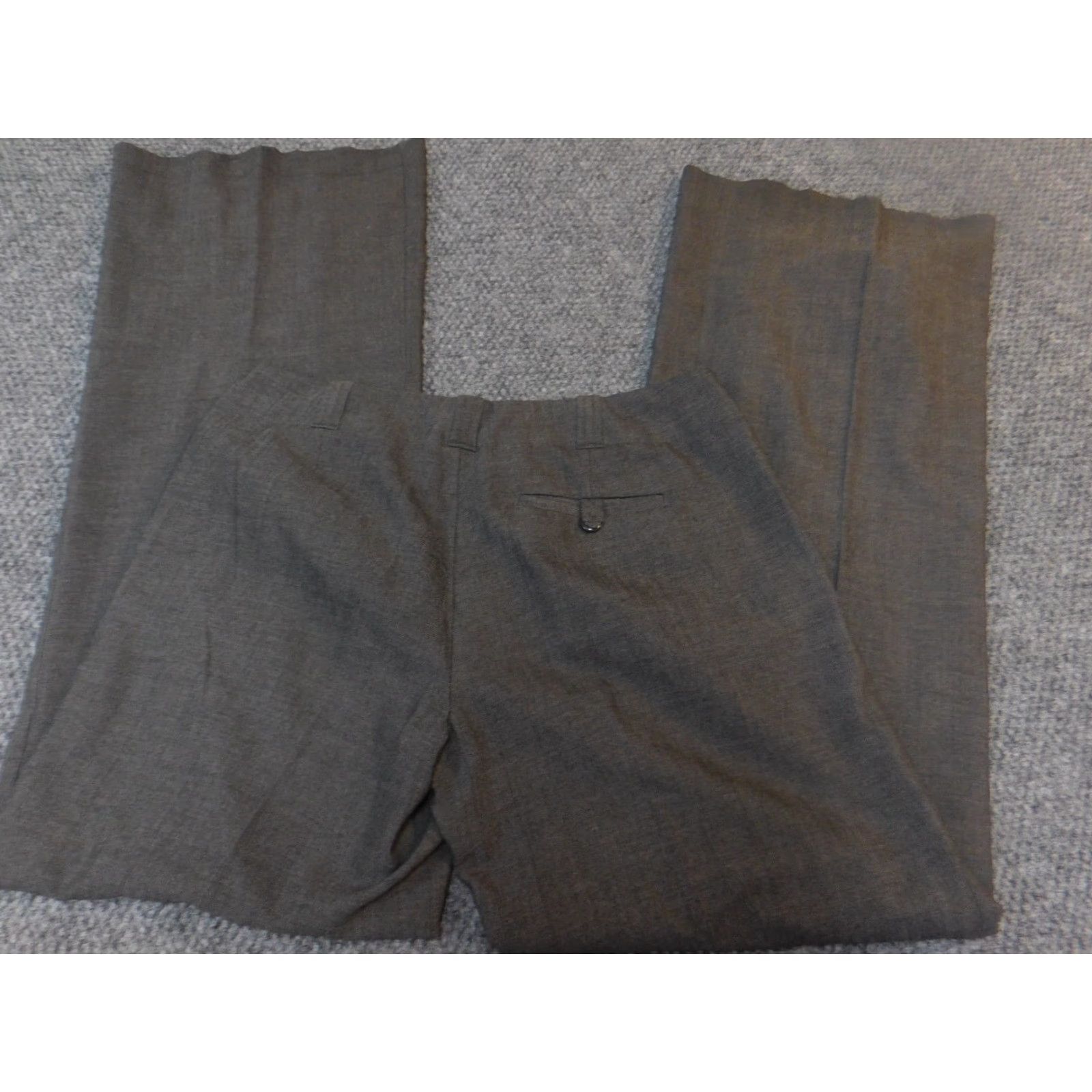 Banana Republic Banana Republic Pants Women 6 Gray Straight Ryan Fit Lined Chino 33in Inseam Regular Zip Zipper Size 28" / US 6 / IT 42 - 4 Thumbnail