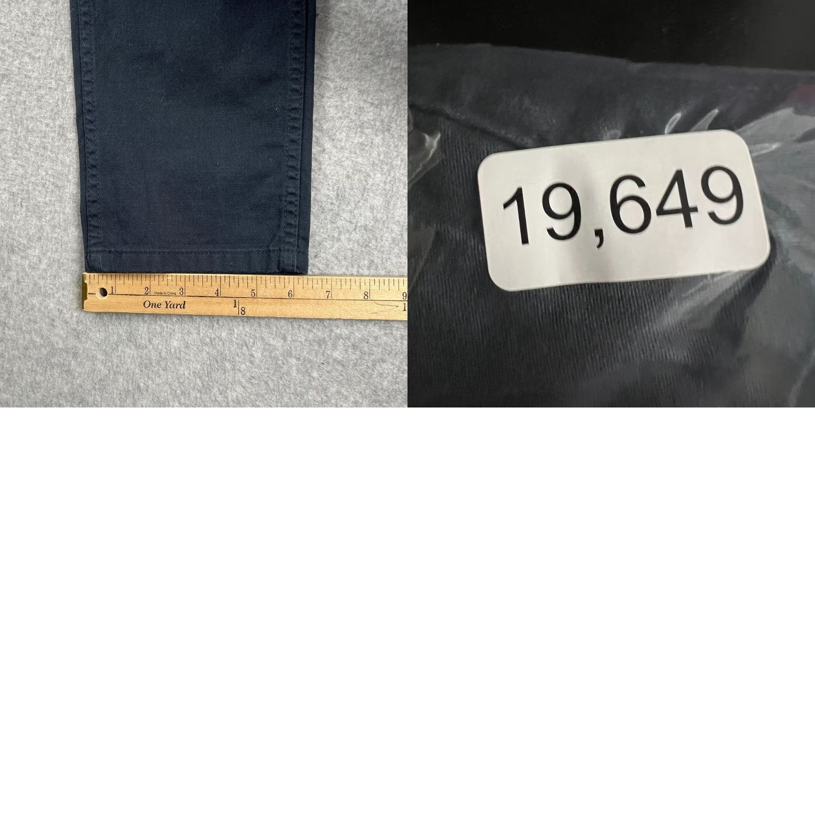 Steven Alan Steven Alan Pants Slim Fit Blue Cotton Chino 30x31 Mens Size US 30 / EU 46 - 8 Thumbnail