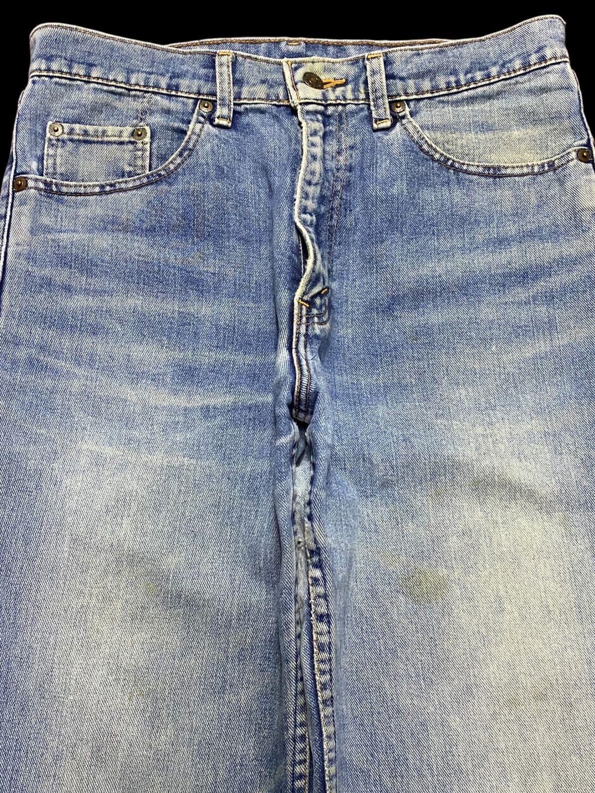 Other 90’s Levis 511 Japan Mud Wash Distressed Loose Jeans Size US 31 - 3 Thumbnail
