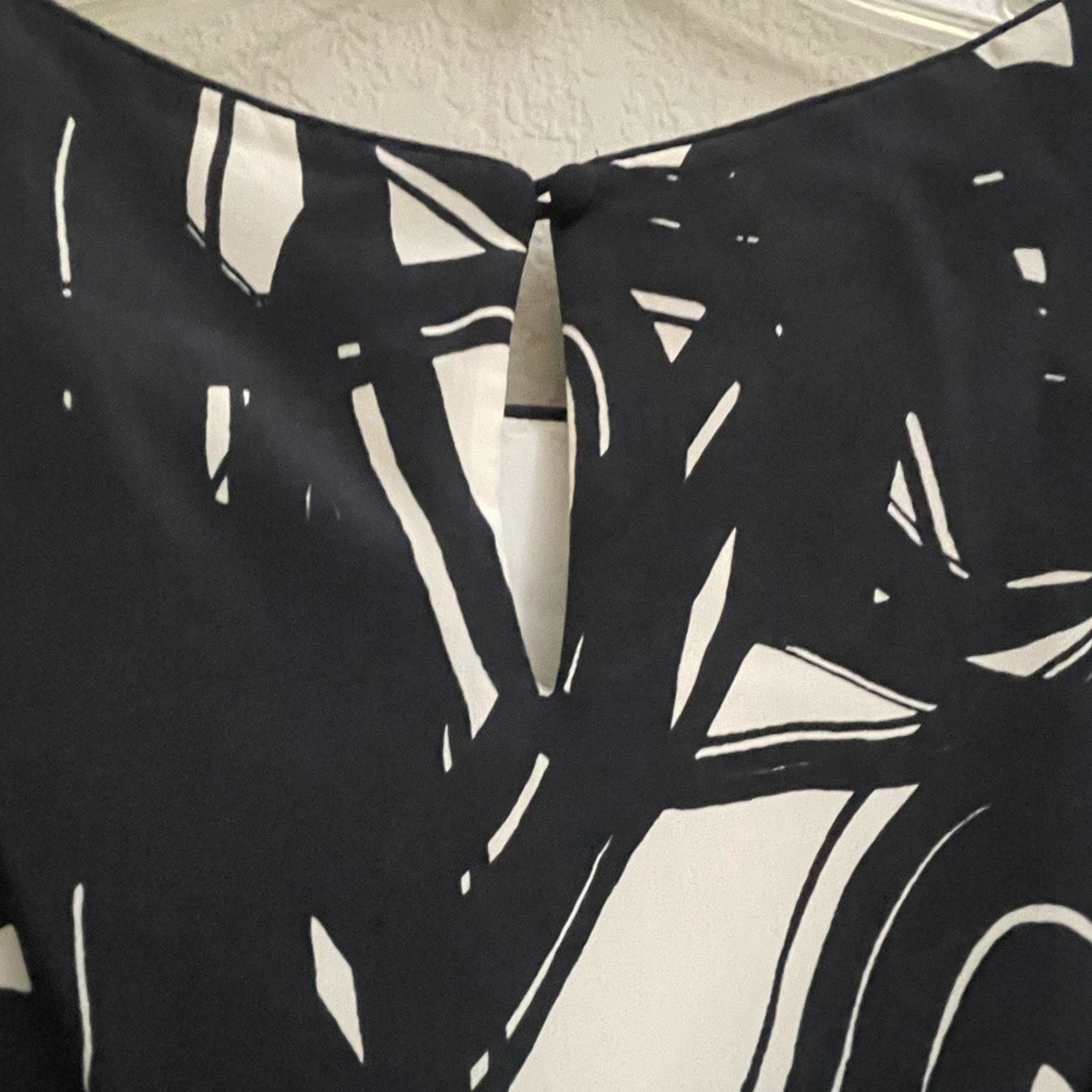 Ann Taylor Ann Taylor Sleeveless 100% Silk Black Ruched Dress Size 6 Size M / US 6-8 / IT 42-44 - 7 Thumbnail