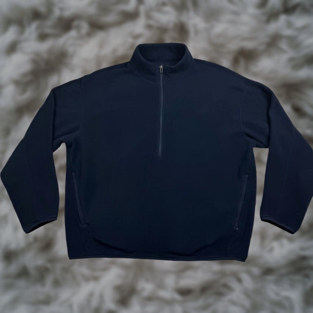 Lululemon Lululemon Men's Performance 1/4 Zip Fleece Pullover Jacket Blue XL Jacket Mens XL Blue Fleece 1/4 Zip Size US XL / EU 56 / 4 - 1 Thumbnail