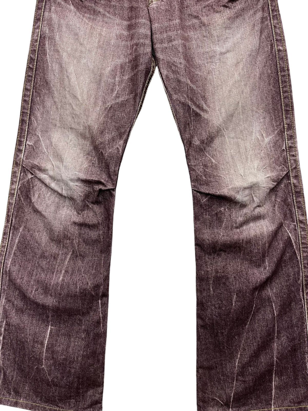 Blue Blue Japan 🔥MADE IN NIPPON💥BLOW CLAWMARK Chesnut Brown Denim FLARE💥 Size US 28 / EU 44 - 5 Thumbnail