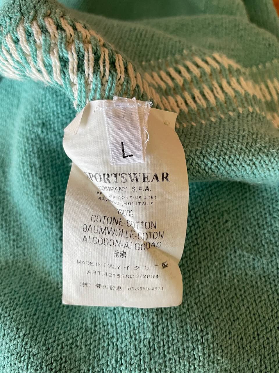 Stone Island Stone Island Sweater Green Size US L / EU 52-54 / 3 - 9 Thumbnail