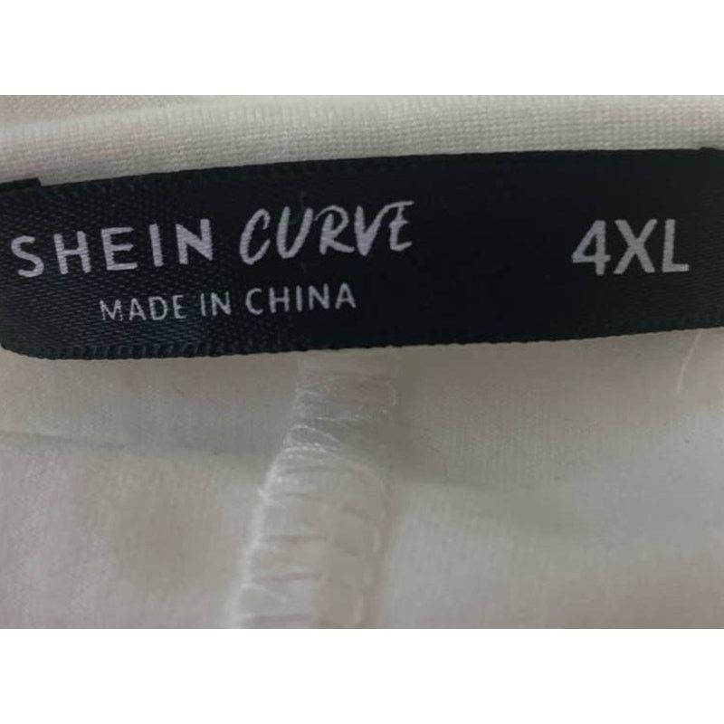 Shein SHEIN Curve Womens 4XL Polyester White Cami Tank Top Size 4XL / US 24-26 - 6 Thumbnail