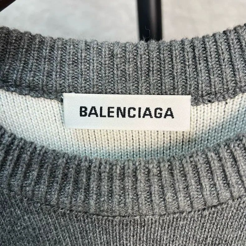 Balenciaga Balenciaga All-over Barrage Classic Grey Sweater Size US XS / EU 42 / 0 - 3 Thumbnail