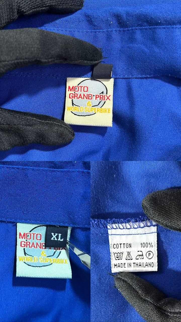 Yamaha Yamaha Gauloises Vale 46 Moto Grand prix racing shirt button Size US XL / EU 56 / 4 - 10 Thumbnail