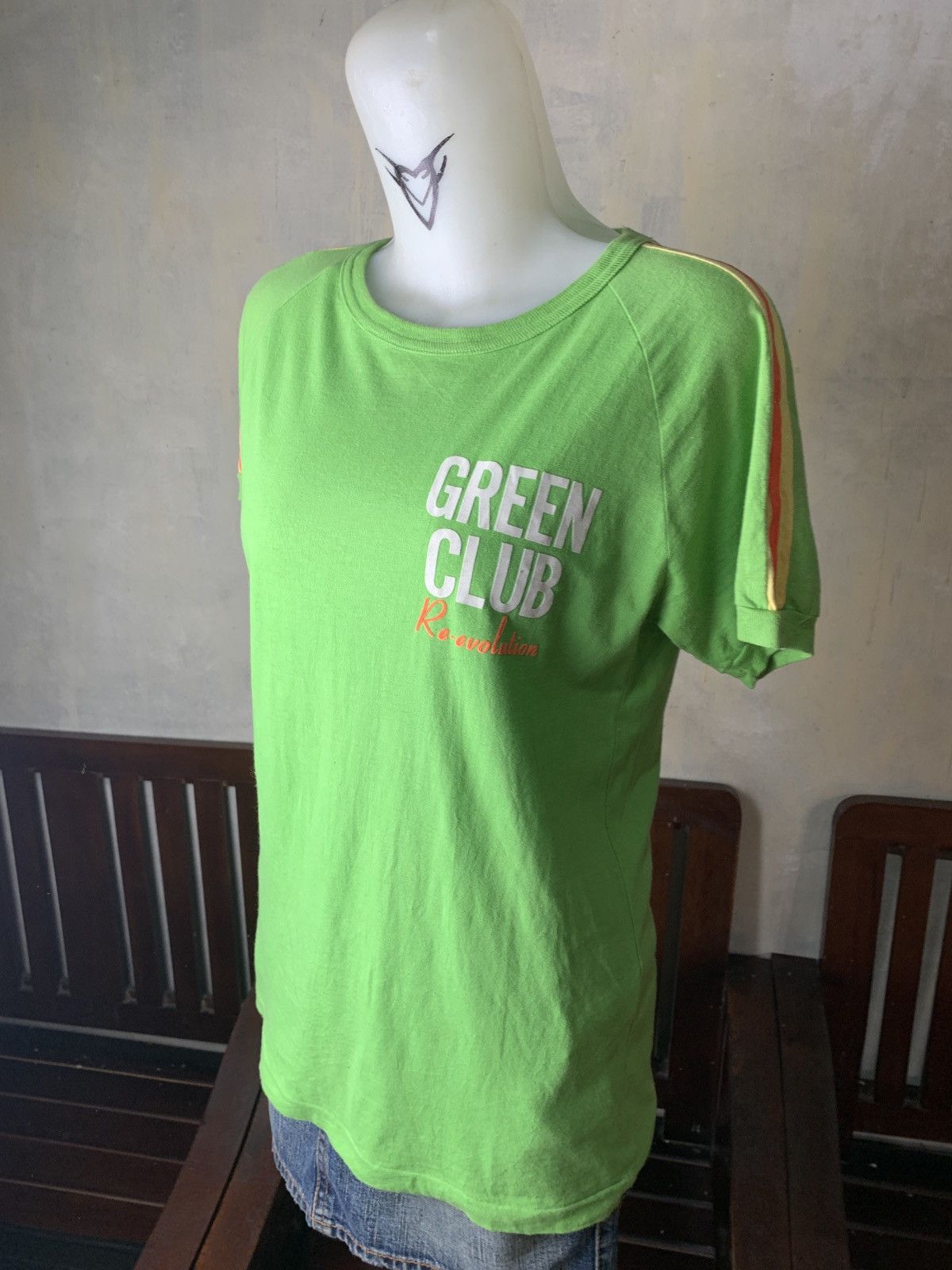 Hysteric Glamour y2k Ozone Community Rocks Spell Out Word Graphic Ringer Tee Size S / US 4 / IT 40 - 3 Thumbnail
