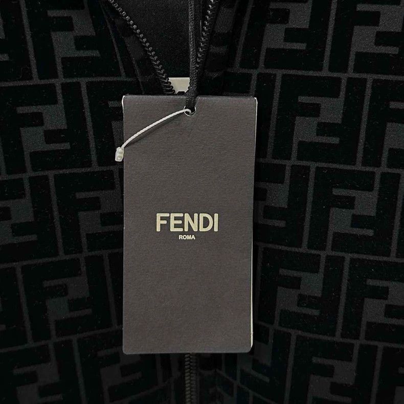Fendi Full Print Zipper Jacket by Fendi Size XL / US 12-14 / IT 48-50 - 7 Thumbnail