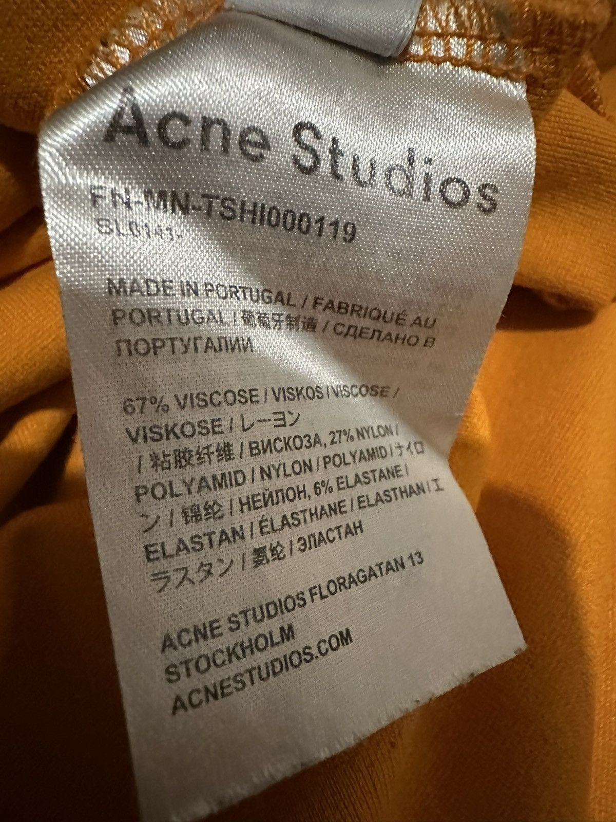 Acne Studios T-shirt Acne Studios Size US XL / EU 56 / 4 - 6 Thumbnail