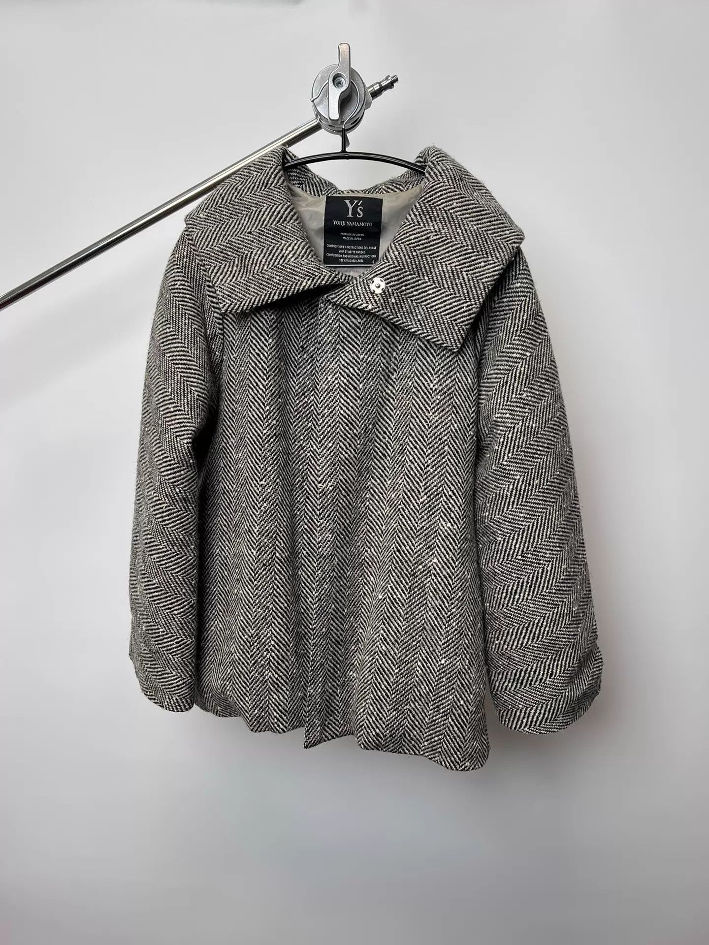 Yohji Yamamoto yohji yamamoto YS Wool Buttoned Collar Multi Cape4 Size S / US 4 / IT 40 - 3 Thumbnail
