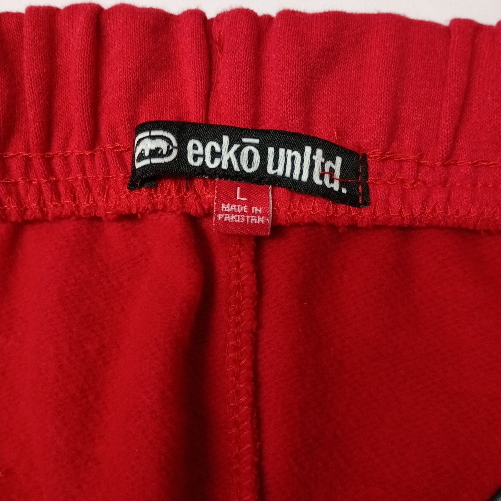 Ecko Unltd. Ecko Unltd Jogger Sweatpants Mens Size L Large Red Black NWT Size US 34 / EU 50 - 6 Thumbnail