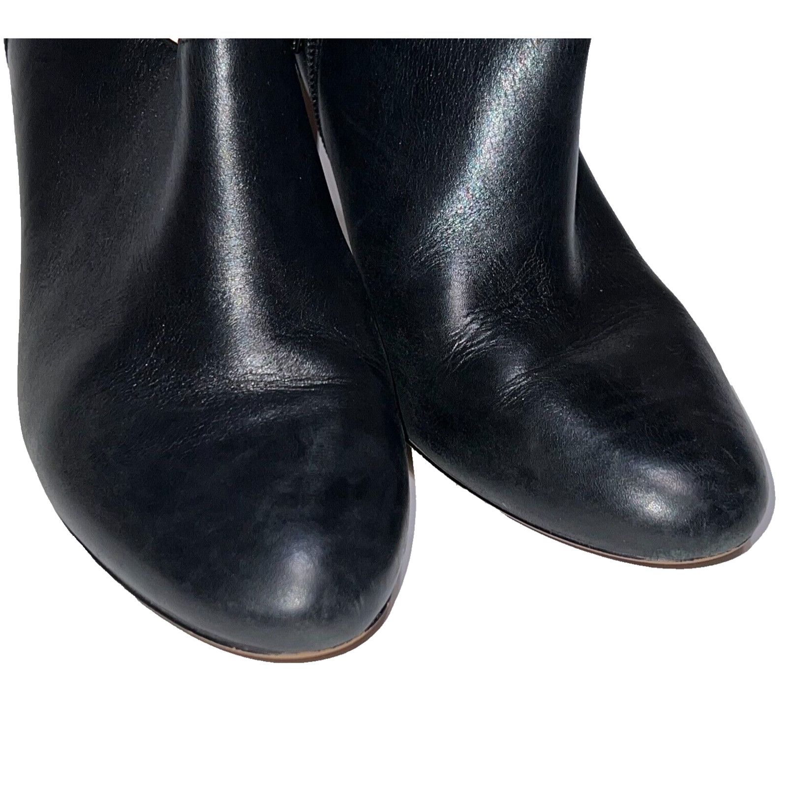 Coach Coach Seneca Q5501 Black Leather Zip Ankle Booties Size 10 B Size US 10 / IT 40 - 5 Thumbnail