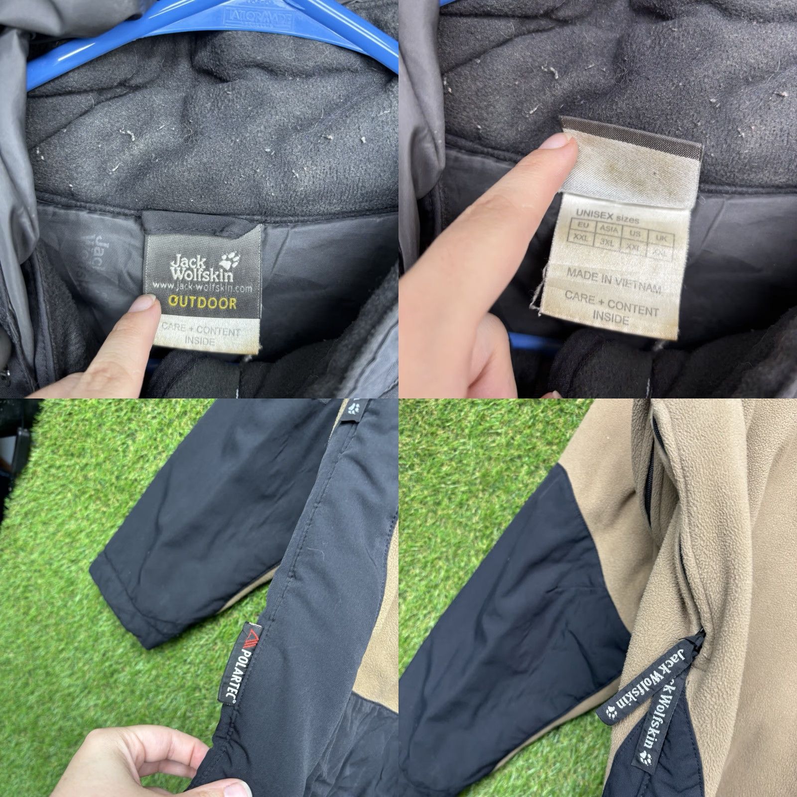 Jack Wolfskin Jack Wolfskin Jacket Mens 2XL XXL Hooded Full Zip Outdoor Brown Work MG07 Size US XXL / EU 58 / 5 - 8 Thumbnail