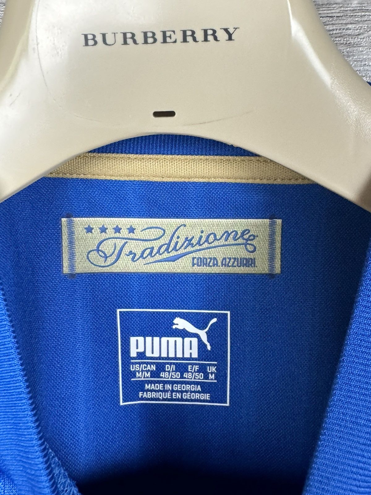 Puma × Vintage PUMA SOCCER JERSEY ITALY 🇮🇹 SIZE M Size US M / EU 48-50 / 2 - 13 Thumbnail