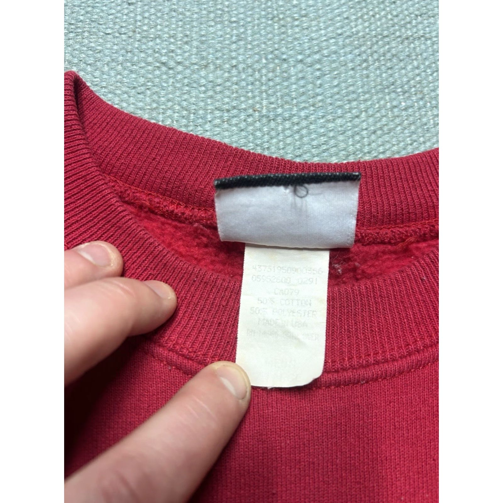 Lee VINTAGE Lee Sweatshirt 90s Crewneck Red Heavyweight XL Mens Size US XL / EU 56 / 4 - 6 Thumbnail