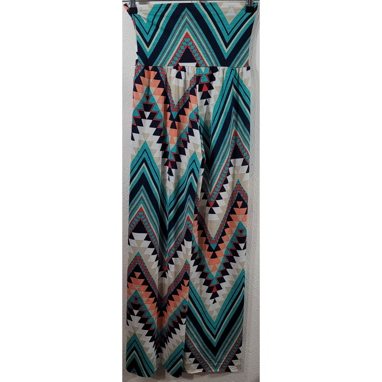 Other Style Rack Green Orange Aztec Harem Wide Leg Pants Small Size 28" / US 6 / IT 42 - 3 Thumbnail