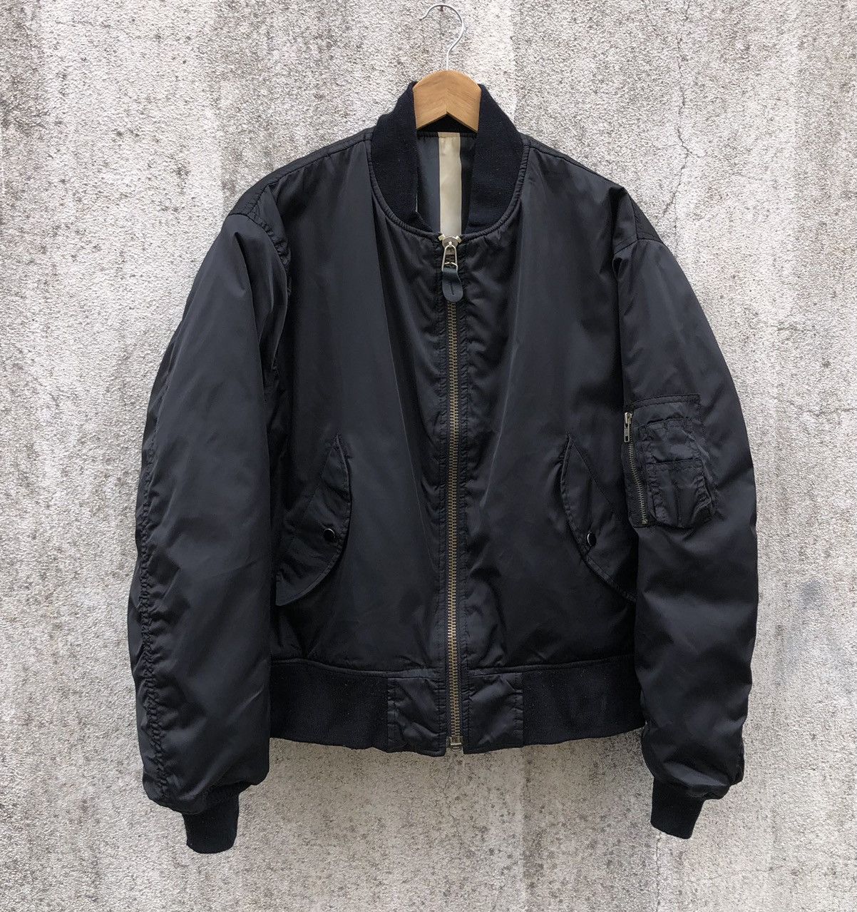 Vintage Vintage Flyer Man Intermediate Ma-1 Reversible Bomber Jacket Size US L / EU 52-54 / 3 - 3 Thumbnail