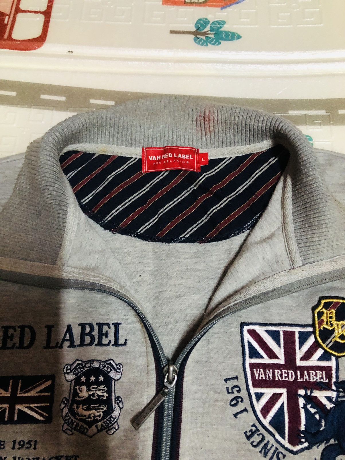 Japanese Brand × Vintage Vintage american brand varsity jacket embroidered logo Size US L / EU 52-54 / 3 - 8 Thumbnail