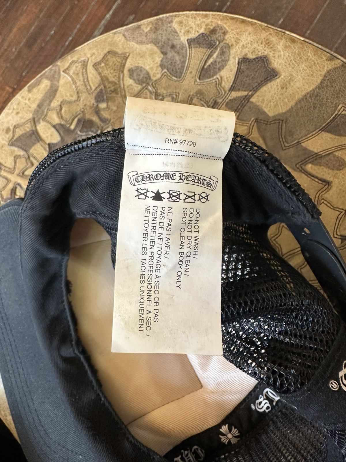 Chrome Hearts CHROME HEARTS THRASHED TRUCKER HAT Size ONE SIZE - 4 Thumbnail