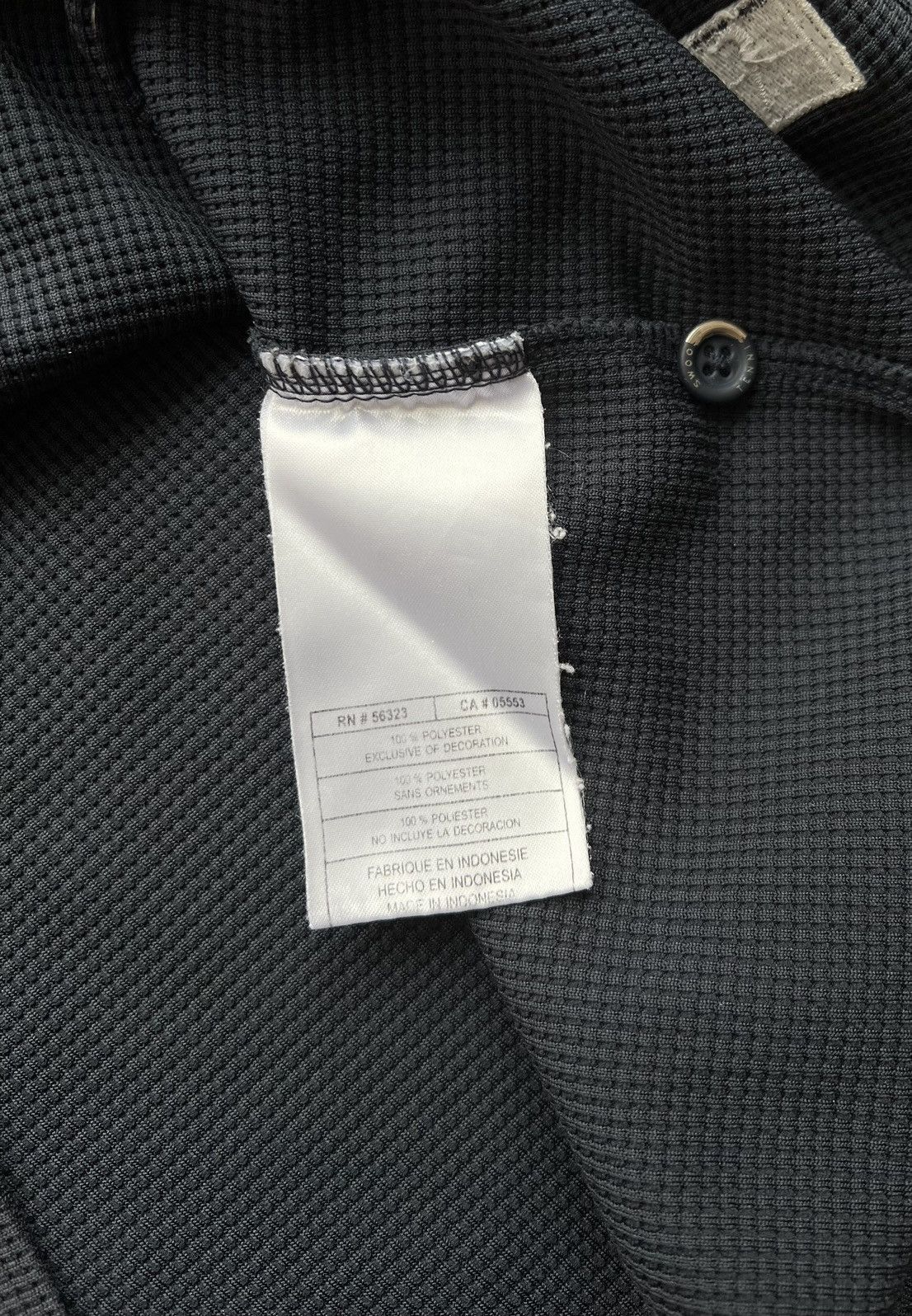 Nike × Vintage Vintage Nike Court Waffle Polo Navy Blue T-shirt Size US M / EU 48-50 / 2 - 10 Thumbnail